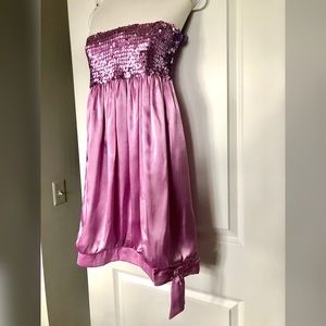 ⭐️ As U Wish Lilac Sequence Bubble Dress⭐️